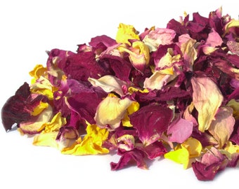 Organic Organic Rose Petals for DIY Arts Crafts Resin Jewellery Tea Cooking Gin Tonic Cake Decor - LIMITED QUANTITY