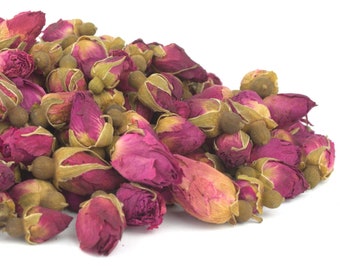 Deep Pink Large  Rose Buds Table Confetti - 1L, Natural Wedding Confetti Real Flowers Confetti, Biodegradable Natural Dried Flowers
