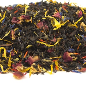 Organic Earl Grey Rainbow Black Tea 50g 200g Bergamot Tea High A Quality Finest Loose Leaf Tea EU Supplier image 1