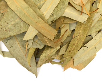 Feuille d'eucalyptus biologique 25g 200g Tisane d'eucalyptus - Qualité supérieure - Thé d'eucalyptus globulus - Eukaliptus - TOP Selle