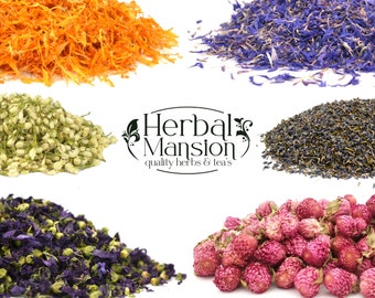 Dried Flowers & Petals 60 Types | Bath Bomb Soap Candle Jewellery DIY | Arts Crafts | Potpourri | Biodegradable Wedding Confetti