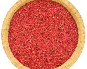 Organic Dried Pomegranate Flowers Cut 5g - 100g Edible Flowers Tea Gin Tonic Coctail Garnishes Tincture Cake Decoration Wedding Confetti
