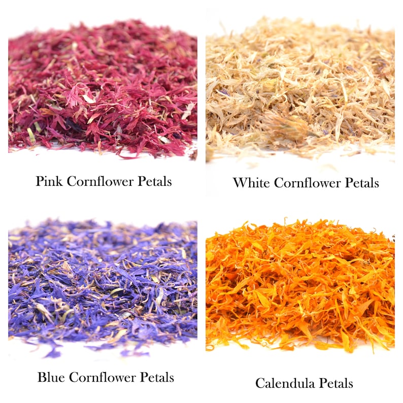 Dried Edible Flowers 60types of Botanicals Culinary Grade Etsy