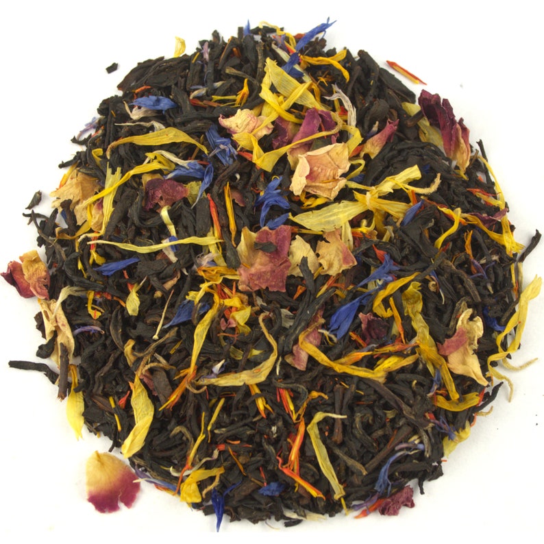 Organic Earl Grey Rainbow Black Tea 50g 200g Bergamot Tea High A Quality Finest Loose Leaf Tea EU Supplier image 2