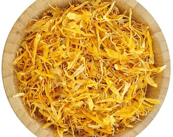 Dried Marigold Petals - Edible Botanicals 250g