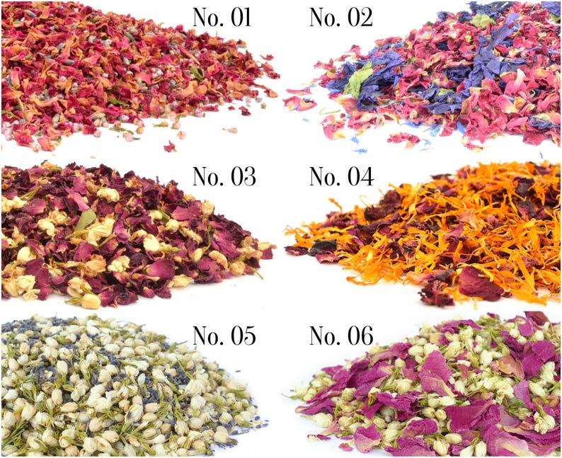 Natural Confetti | 60+Types | Eco Friendly Flower Petals | Biodegradable image 3