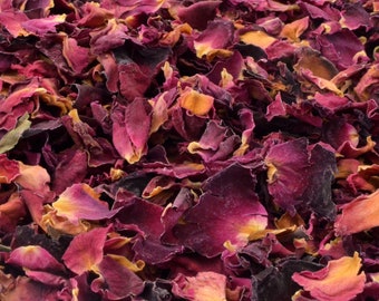 Petali di rosa 250 g 1 kg Alimenti per animali domestici di alta qualità Dolcetti botanici per criceti Cincillà Coniglietti Rettili Tartarughe Equini - Fornitore UE