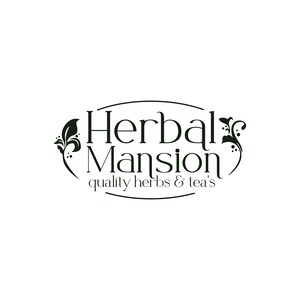 a black and white logo for a tea shop