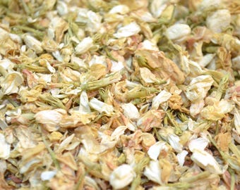 Coriandoli di fiori di gelsomino essiccati - Coriandoli per matrimoni naturali e biodegradabili (1L)