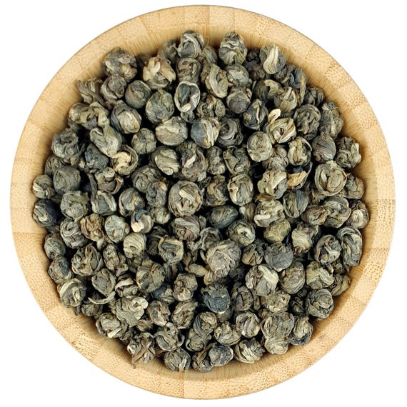 Jasmine Phoenix Pearls White Tea - Floral Hand Rolled Loose Leaf 50g-200g