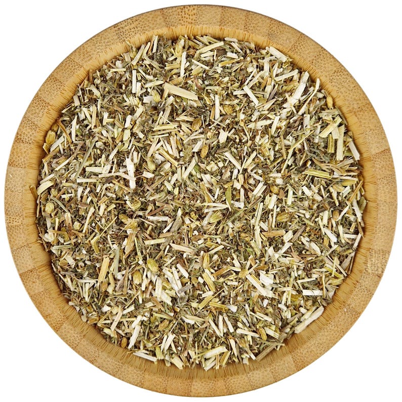 Dried yarrow herb - HerbalMansion.com