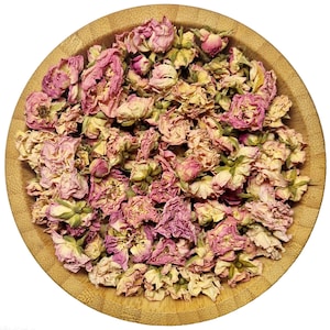 Organic Dried Pink Rose Flowers - Dried Little Roses - Hand Picked - LIMITED QUANTITY
