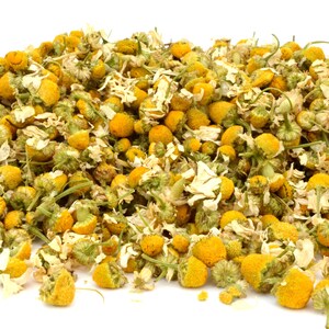 dried chamomile flowers - www.herbalmansion.com