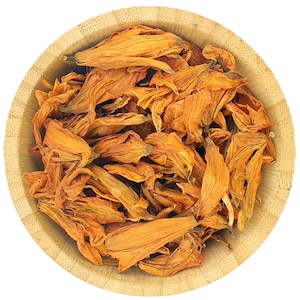 Organic Dried Lily Flowers 5g - 100g Edible Flowers Tea Gin Tonic Coctail Garnishes Tincture Cake Decoration Wedding Confetti