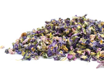 Organic Dried Sweet Violets 5g Viola Odorata - Hand Picked - LIMITED QUANTITY