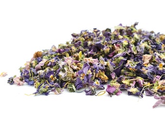 Organic Sweet Violets 5g Viola Odorata for DIY Arts Crafts Resin Jewellery Tea Cooking Gin Tonic Garnishes Cake Decor - LIMITED QUANTITY