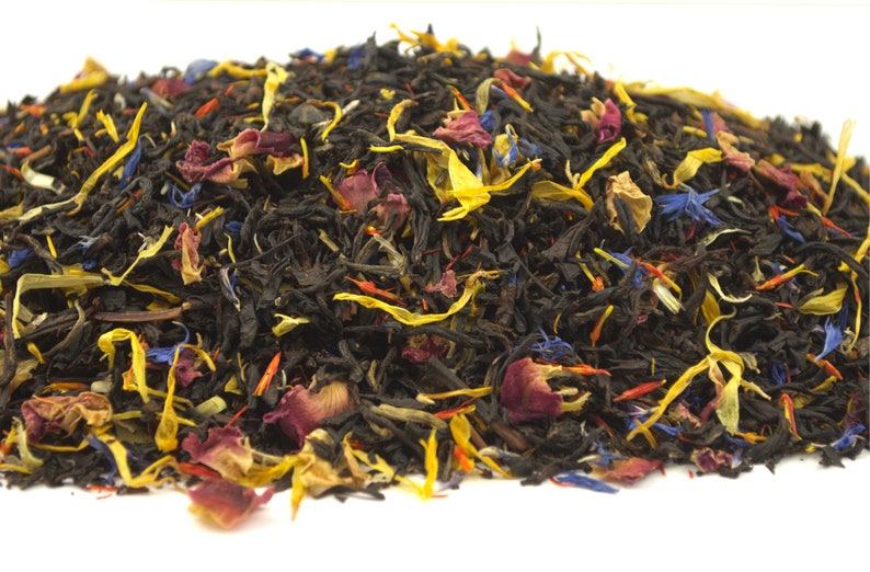 Organic Earl Grey Rainbow Black Tea 50g 200g Bergamot Tea High A Quality Finest Loose Leaf Tea EU Supplier image 1