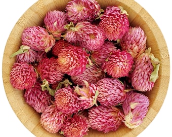 Dried Gomphrena Flowers - Edible Botanicals 5g-100g