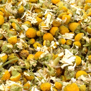dried chamomile flowers - www.herbalmansion.com
