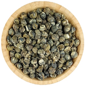 Dragon Pearls Long Zhu Green - Green Tea 50g 200g Loose Leaf Tea - High A Quality - EU Supplier