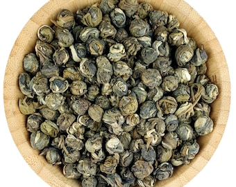 Dragon Pearls Green Tea - Hand Rolled Loose Leaf 50g-200g