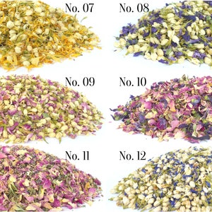 Natural Confetti 68 Types Wedding Confetti Flower Girl Real Petal Confetti Biodegradable Confetti Dried Flower Jasmine Rose Lavender image 3