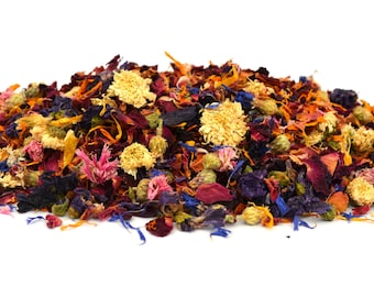 Bohemian Wedding Confetti, Biodegradable Real Petal Mix, Evening Charm No. 24, 1L