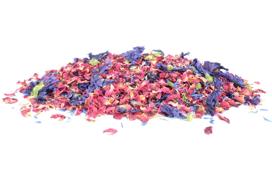 Natural Confetti Mix 1L Biodegradable Wedding Confetti Real Petal