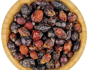 Organic Dried Rosehips Whole  25g - 100g Whole Rose Hips - Owoc Rozy - Highest Quality