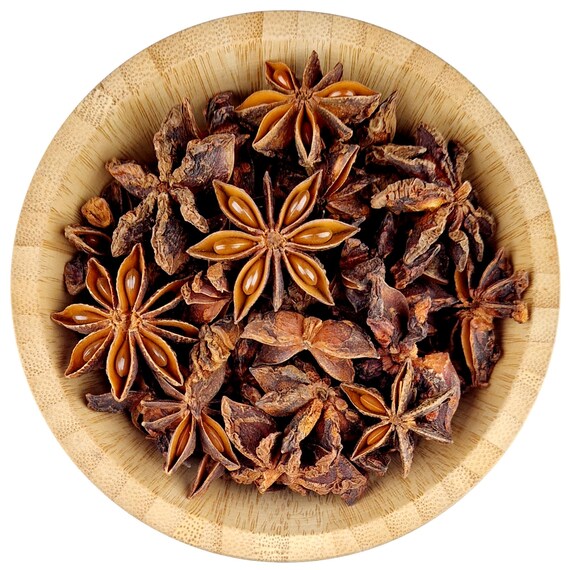 Whole Star Anise Spice – Illicium Verum, Badian Pods for Cooking