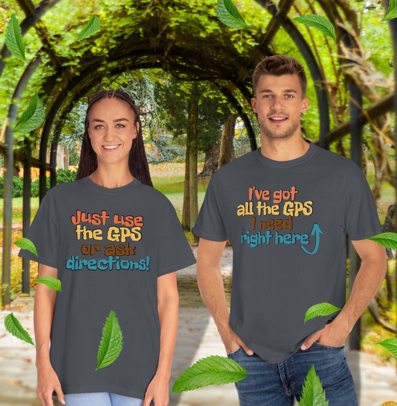 Funny Matching Couple Colors® Shirt/hiking Shirt Couples