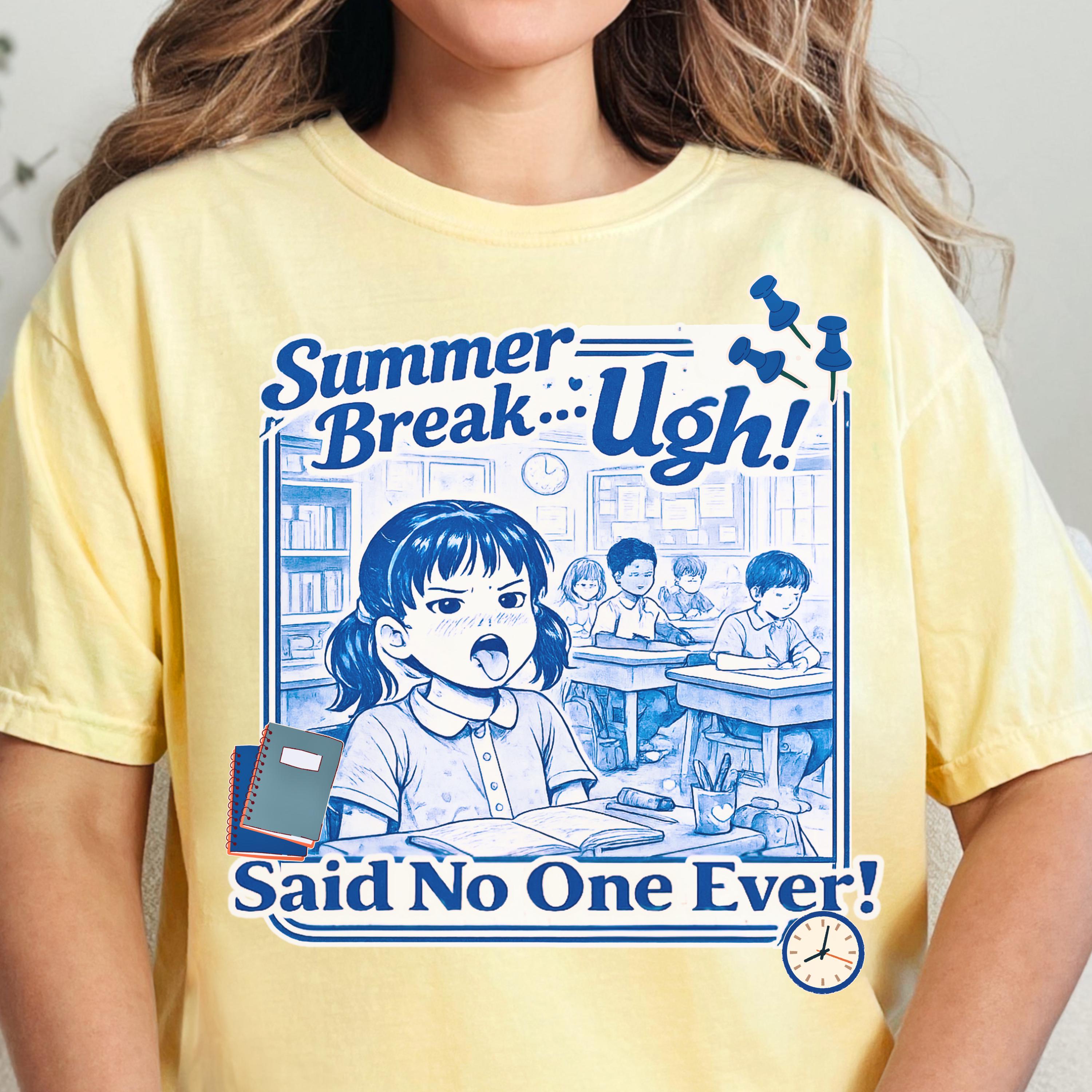 Funny Teacher Summer Break Shirt, Sarcastic Last Day of School Tee - Etsy