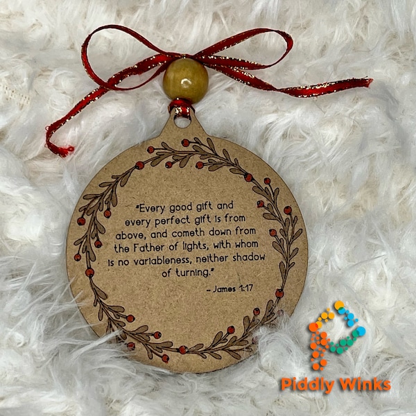 Bible Verse Ornament Etsy