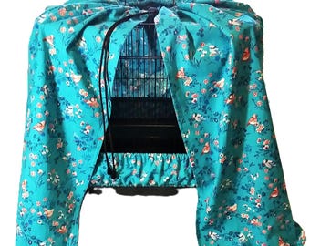 COVERS/SKIRTS 45-65 inch "Teal/Birds"