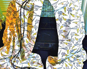 COVERS or SKIRTS 160-180 inch "Scattered Cockatiels"