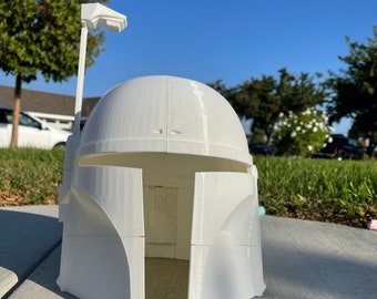 Mandalorian Style 3D Printed Helmet Prop