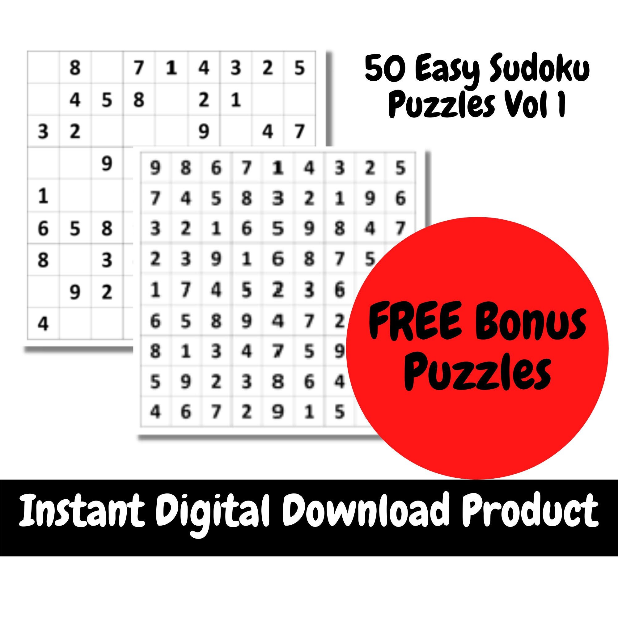 easy sudoku etsy