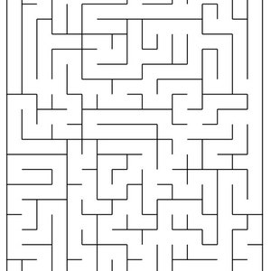 Printable 100 Mazes 50 Easy 50 Intermediate - Etsy