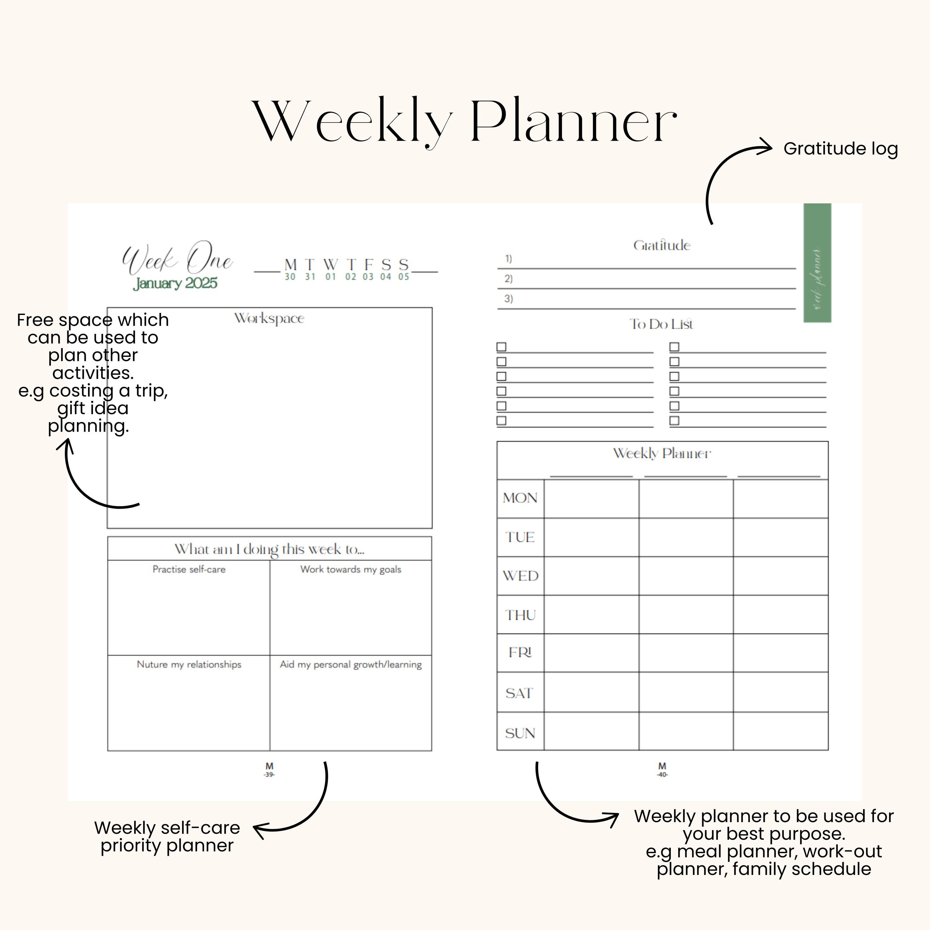 2025 Mika Personal Planner - 2025 Diary