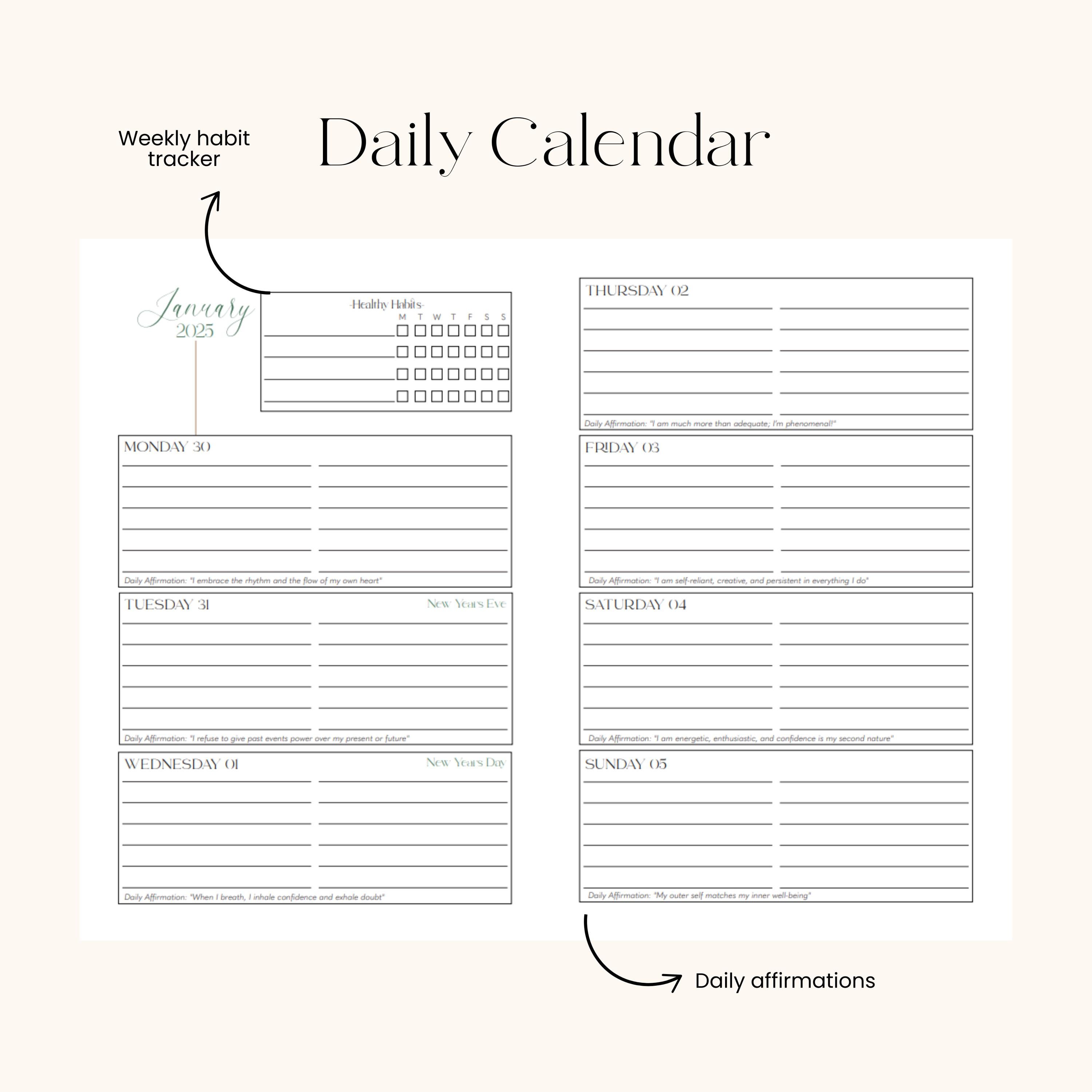 2025 Mika Personal Planner - 2025 Diary