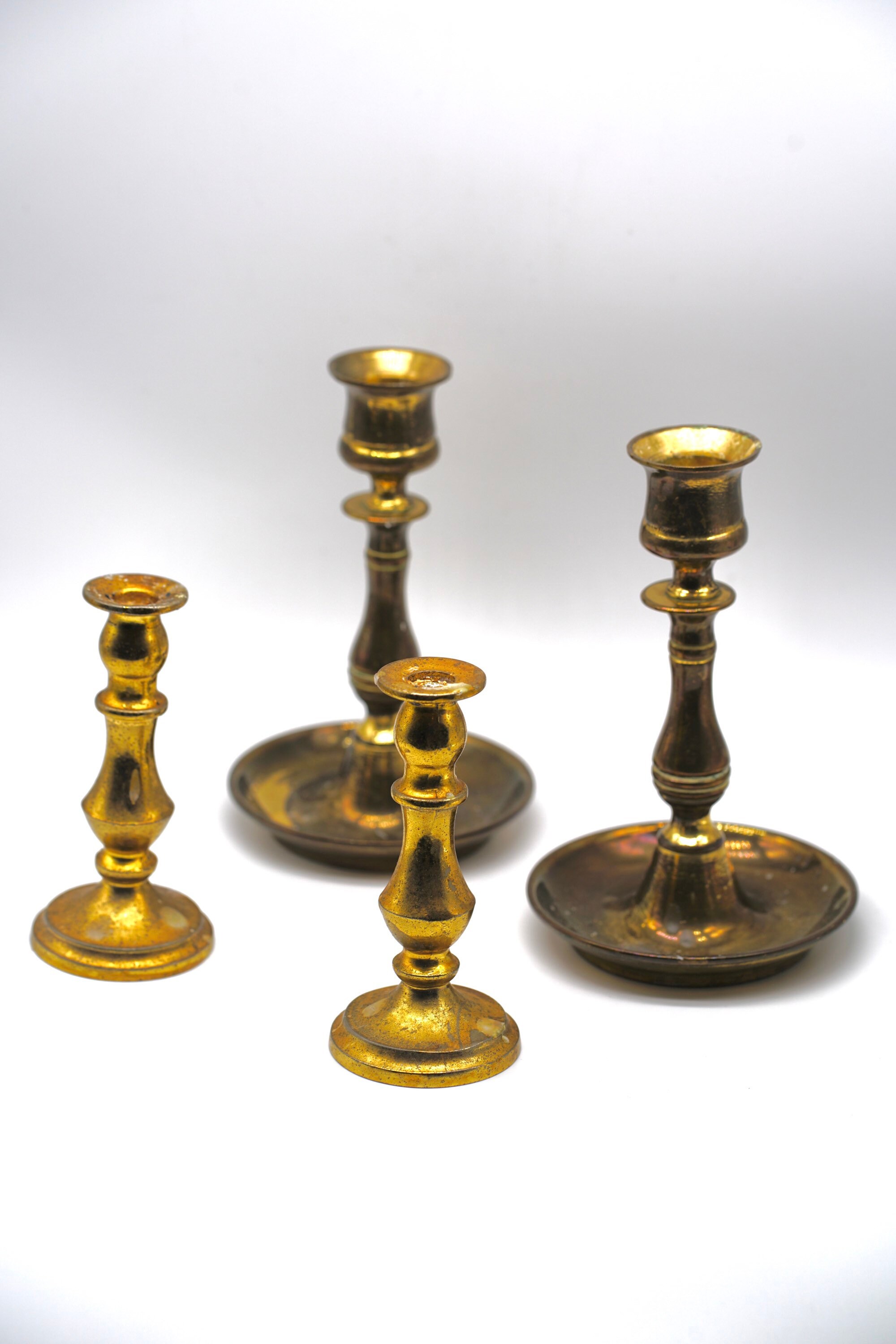 Precioso conjunto de 4 palitos de velas de mesa vintage. | Etsy