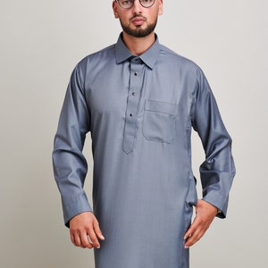 Jubbah Jubba Thobe Thoab Kaftan Kaudura Qamees Men Boys Saudi Style