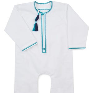 Thobe Jubbah Jubba Islamic Children Newborn Baby Kid&#39;s Romper Present Gift Omani