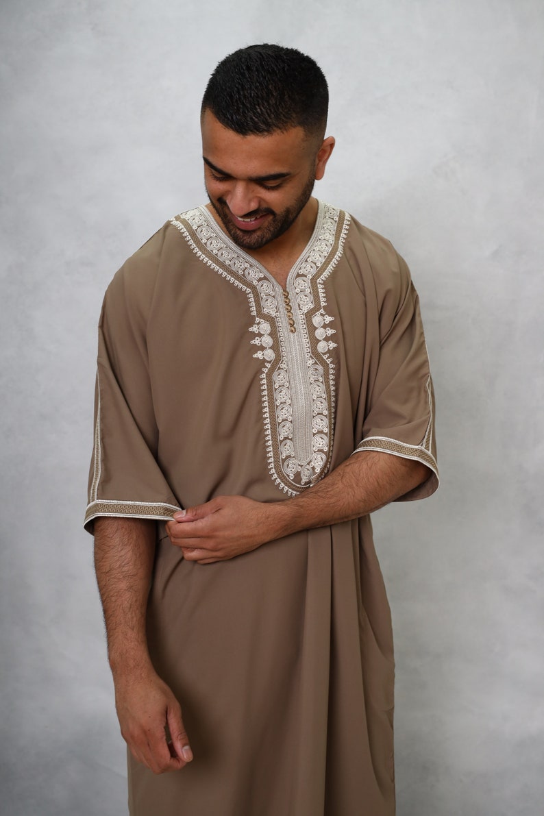 Moroccan Djellaba, Thobe, Jubbah Jubba Jalaba, Kaftan kandora, Kaftan Style image 2