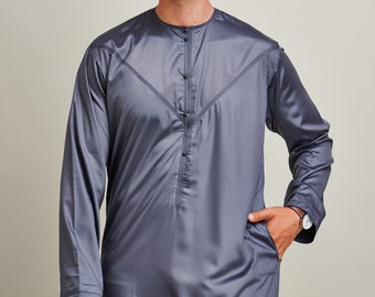 Thobe Thoab Jubbah Jubba Kaftan Kaudura Qamees Men Boys Saudi Style