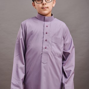 Jubbah Jubba Thobe Thoab Kaftan Kaudura Qamees Kids Boys Children Saudi Style