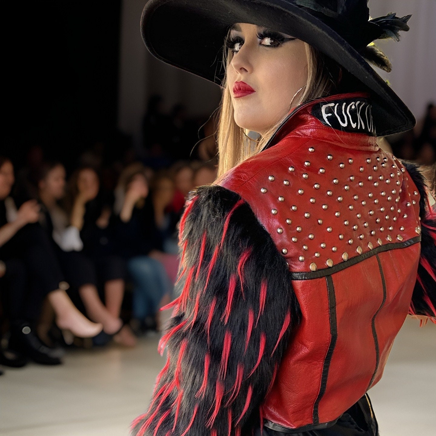 Cruella's FUCK OFF Leather Jacket