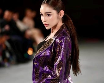 Purple Haze Leather Jacket