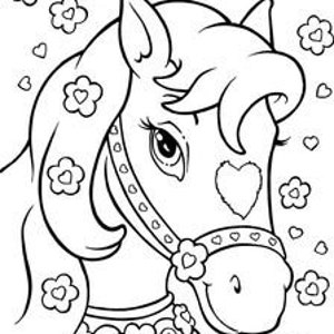 fancy unicorn printable coloring page etsy