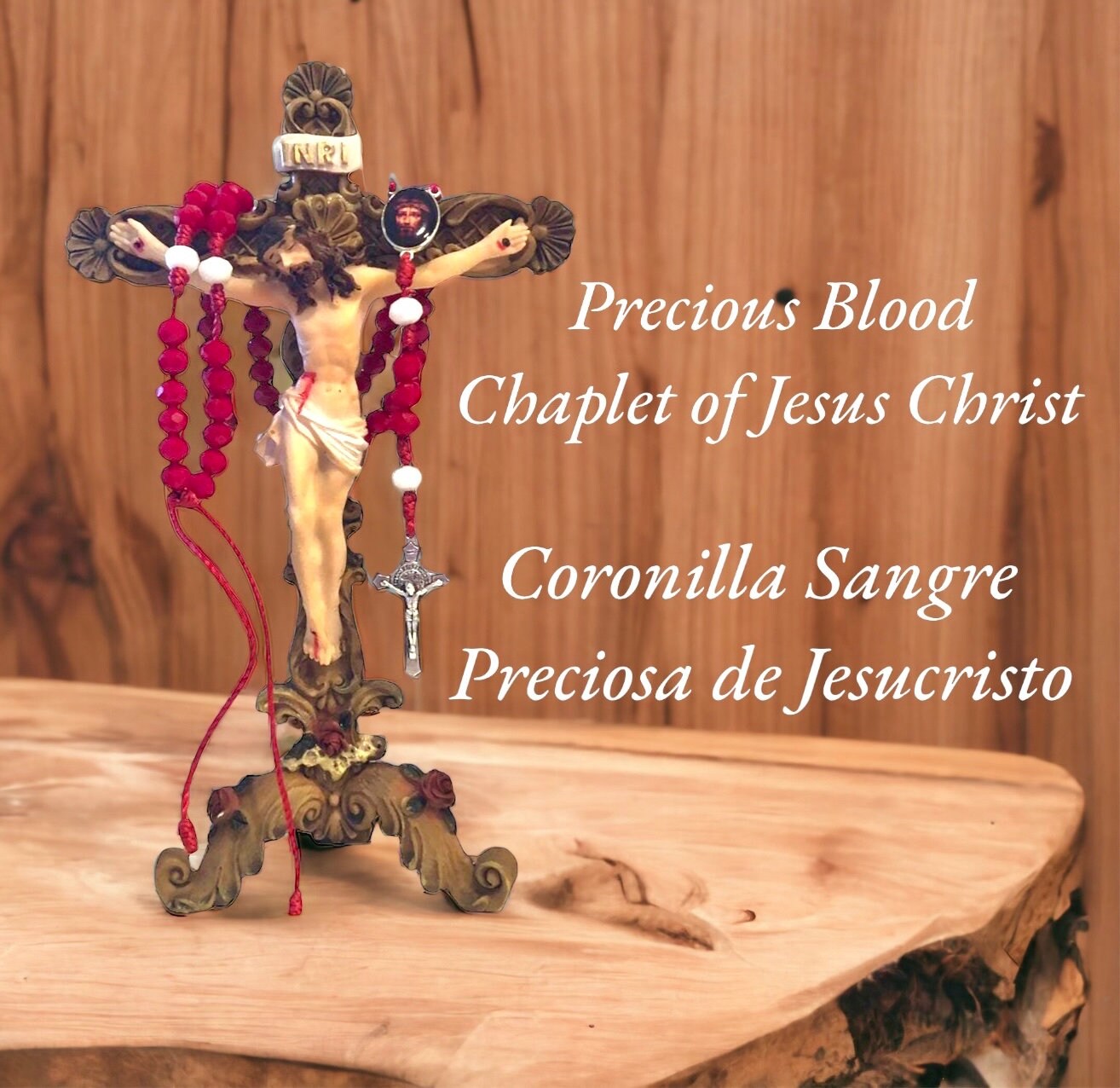 Precious Blood Jesus Christ, Rope Rosary, Knotted Rosary, Adjustable ...